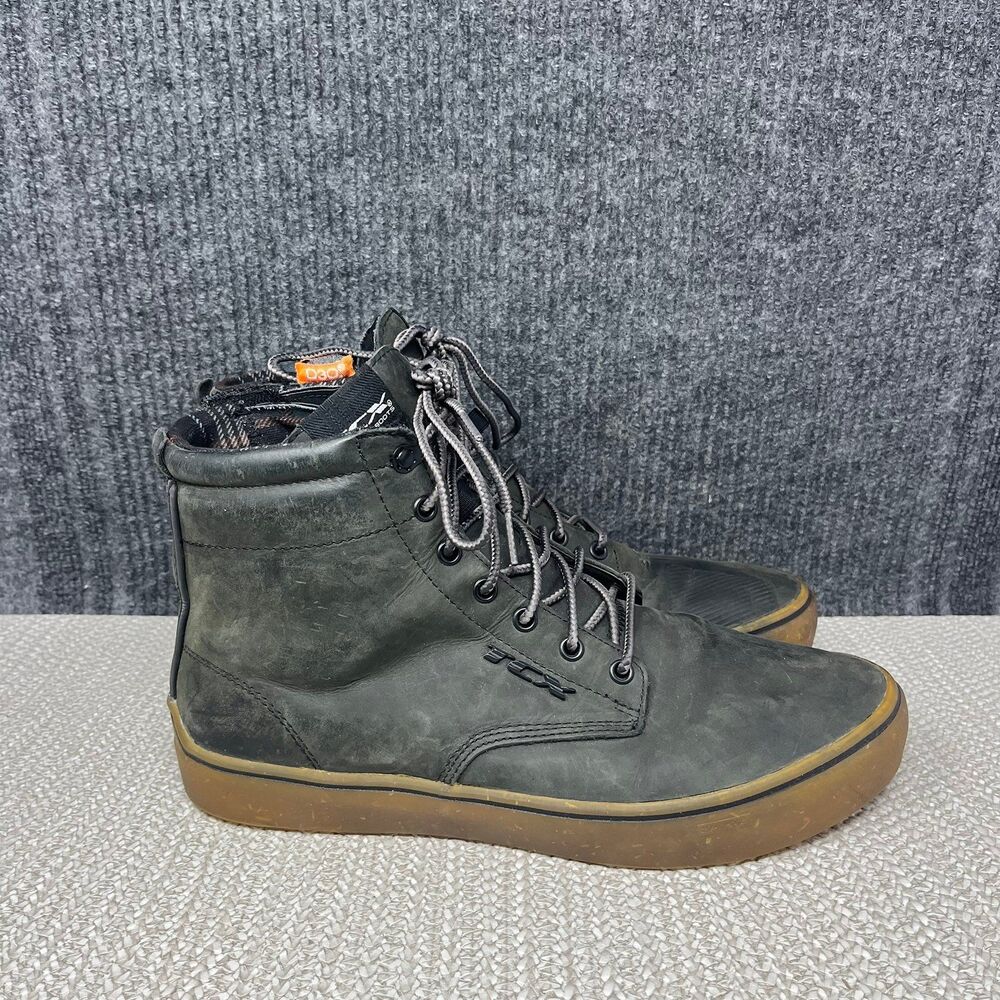 TCX Dartwood WP Waterproof Motorcycle Boots Grey Leather Lace Up Mens 45 / 12 US